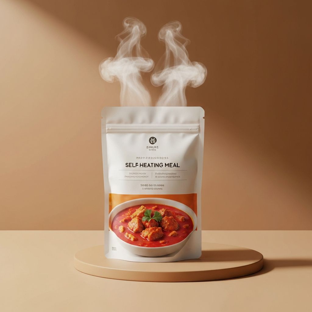 Hot steaming curry meal